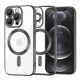 Techsuit - Luxury Crystal MagSafe tok - iPhone 12 Pro - Fekete átlátszó