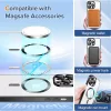 Techsuit - Luxury Crystal MagSafe tok - iPhone 12 Pro - Fekete átlátszó