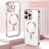 Techsuit - Luxury Crystal MagSafe tok - iPhone 12 Pro - Rózsaszín átlátszó