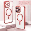 Techsuit - Luxury Crystal MagSafe tok - iPhone 12 Pro - Piros átlátszó