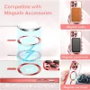 Techsuit - Luxury Crystal MagSafe tok - iPhone 12 Pro - Piros átlátszó