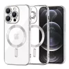 Techsuit - Luxury Crystal MagSafe tok - iPhone 12 Pro - Ezüst átlátszó