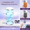 Techsuit - Luxury Crystal MagSafe tok - iPhone 12 Pro - Lila átlátszó
