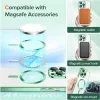 Techsuit - Luxury Crystal MagSafe tok - iPhone 12 Pro - Zöld átlátszó