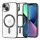 Techsuit - Luxury Crystal MagSafe tok - iPhone 13 - Fekete átlátszó
