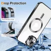 Techsuit - Luxury Crystal MagSafe tok - iPhone 13 - Fekete átlátszó