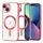 Techsuit - Luxury Crystal MagSafe tok - iPhone 13 - Piros átlátszó