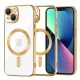 Techsuit - Luxury Crystal MagSafe tok - iPhone 13 - Arany átlátszó