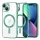 Techsuit - Luxury Crystal MagSafe tok - iPhone 13 - Zöld átlátszó