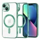 Techsuit - Luxury Crystal MagSafe tok - iPhone 13 - Zöld átlátszó
