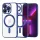 Techsuit - Luxury Crystal MagSafe tok - iPhone 13 Pro - Kék átlátszó