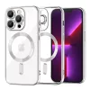 Techsuit - Luxury Crystal MagSafe tok - iPhone 13 Pro - Ezüst átlátszó