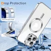 Techsuit - Luxury Crystal MagSafe tok - iPhone 13 Pro - Ezüst átlátszó