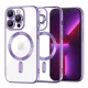 Techsuit - Luxury Crystal MagSafe tok - iPhone 13 Pro - Lila átlátszó