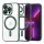 Techsuit - Luxury Crystal MagSafe tok - iPhone 13 Pro - Sötétzöld átlátszó