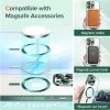 Techsuit - Luxury Crystal MagSafe tok - iPhone 13 Pro - Sötétzöld átlátszó