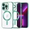 Techsuit - Luxury Crystal MagSafe tok - iPhone 13 Pro - Zöld átlátszó