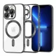 Techsuit - Luxury Crystal MagSafe tok - iPhone 13 Pro Max - Fekete átlátszó
