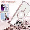 Techsuit - Luxury Crystal MagSafe tok - iPhone 13 Pro Max - Rózsaszín átlátszó
