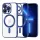Techsuit - Luxury Crystal MagSafe tok - iPhone 13 Pro Max - Kék átlátszó