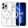 Techsuit - Luxury Crystal MagSafe tok - iPhone 13 Pro Max - Ezüst átlátszó