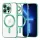Techsuit - Luxury Crystal MagSafe tok - iPhone 13 Pro Max - Zöld átlátszó