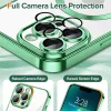 Techsuit - Luxury Crystal MagSafe tok - iPhone 13 Pro Max - Zöld átlátszó