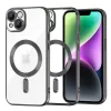 Techsuit - Luxury Crystal MagSafe - iPhone 14 - Fekete átlátszó