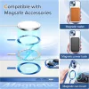 Techsuit - Luxury Crystal MagSafe - iPhone 14 - Kék átlátszó