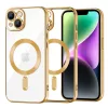 Techsuit - Luxury Crystal MagSafe tok - iPhone 14 - Arany átlátszó