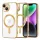 Techsuit - Luxury Crystal MagSafe tok - iPhone 14 - Arany átlátszó