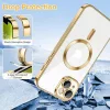 Techsuit - Luxury Crystal MagSafe tok - iPhone 14 - Arany átlátszó