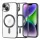 Techsuit - Luxury Crystal MagSafe tok - iPhone 14 Plus - Fekete átlátszó