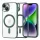 Techsuit - Luxury Crystal MagSafe tok - iPhone 14 Plus - Sötétzöld átlátszó