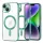 Techsuit - Luxury Crystal MagSafe tok - iPhone 14 Plus - Zöld átlátszó