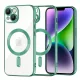 Techsuit - Luxury Crystal MagSafe tok - iPhone 14 Plus - Zöld átlátszó