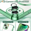 Techsuit - Luxury Crystal MagSafe tok - iPhone 14 Plus - Zöld átlátszó