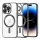 Techsuit - Luxury Crystal MagSafe tok - iPhone 14 Pro - Fekete átlátszó