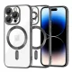 Techsuit - Luxury Crystal MagSafe tok - iPhone 14 Pro - Fekete átlátszó