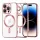 Techsuit - Luxury Crystal MagSafe tok - iPhone 14 Pro - Rózsaszín átlátszó