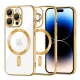 Techsuit - Luxury Crystal MagSafe tok - iPhone 14 Pro - Arany átlátszó