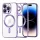 Techsuit - Luxury Crystal MagSafe tok - iPhone 14 Pro - Lila átlátszó