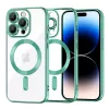 Techsuit - Luxury Crystal MagSafe tok - iPhone 14 Pro - Zöld átlátszó