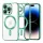 Techsuit - Luxury Crystal MagSafe tok - iPhone 14 Pro - Zöld átlátszó