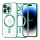 Techsuit - Luxury Crystal MagSafe tok - iPhone 14 Pro - Zöld átlátszó