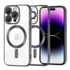 Techsuit - Luxury Crystal MagSafe tok - iPhone 14 Pro Max - Fekete átlátszó