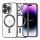 Techsuit - Luxury Crystal MagSafe tok - iPhone 14 Pro Max - Fekete átlátszó
