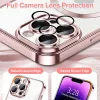 Techsuit - Luxury Crystal MagSafe tok - iPhone 14 Pro Max - Rózsaszín átlátszó