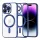 Techsuit - Luxury Crystal MagSafe tok - iPhone 14 Pro Max - Kék átlátszó