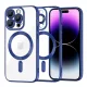 Techsuit - Luxury Crystal MagSafe tok - iPhone 14 Pro Max - Kék átlátszó